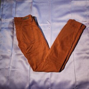Blank NYC Women's Skinny Jeans in Rust Orange SZ 25